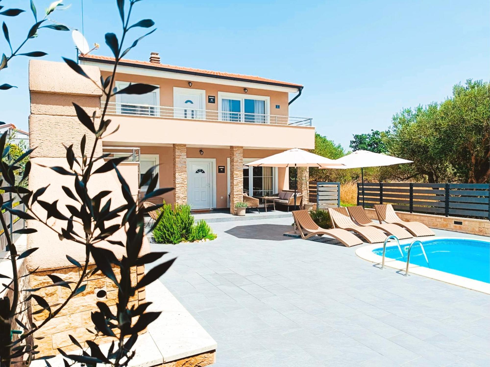 Villa Twins Sukosan With Heated Pool Luaran gambar